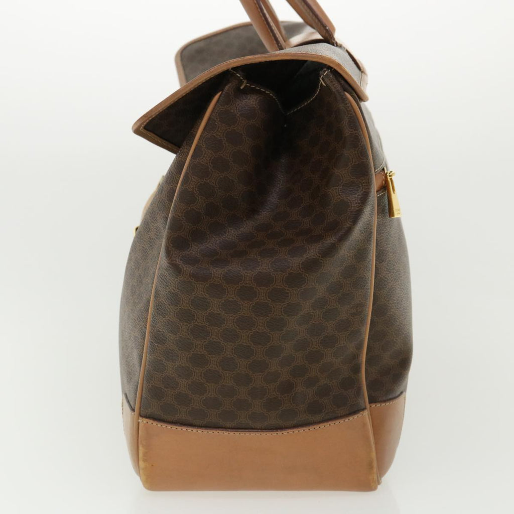 CELINE Macadam Canvas Hand Bag Brown  ki2486