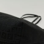FENDI Zucchino Canvas Tote Bag Nylon Blackki3375