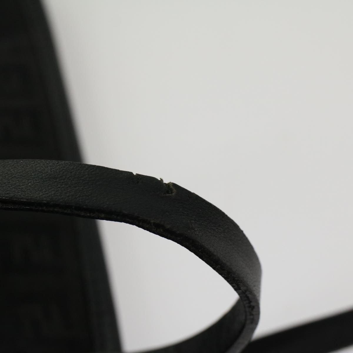 FENDI Zucchino Canvas Tote Bag Nylon Blackki3375