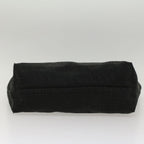 FENDI Zucchino Canvas Tote Bag Nylon Blackki3375
