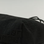 FENDI Zucchino Canvas Tote Bag Nylon Blackki3375