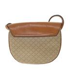 CELINE Macadam Canvas Shoulder Bag Beige  ki3429