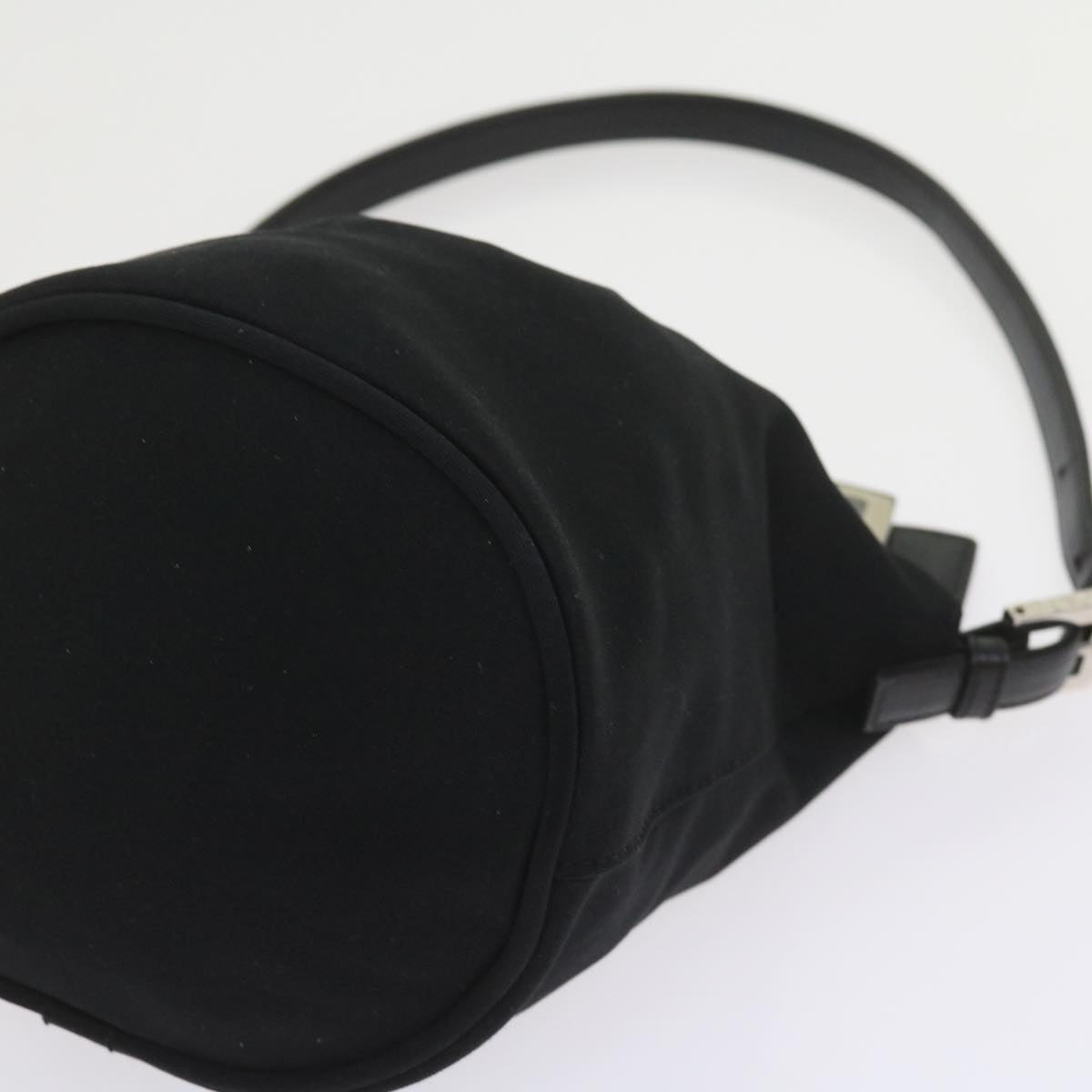 FENDI Mamma Baguette Shoulder Bag Nylon Black 2321 26765 009ki3585