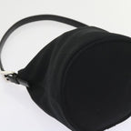 FENDI Mamma Baguette Shoulder Bag Nylon Black 2321 26765 009ki3585