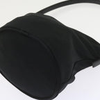 FENDI Mamma Baguette Shoulder Bag Nylon Black 2321 26765 009ki3585