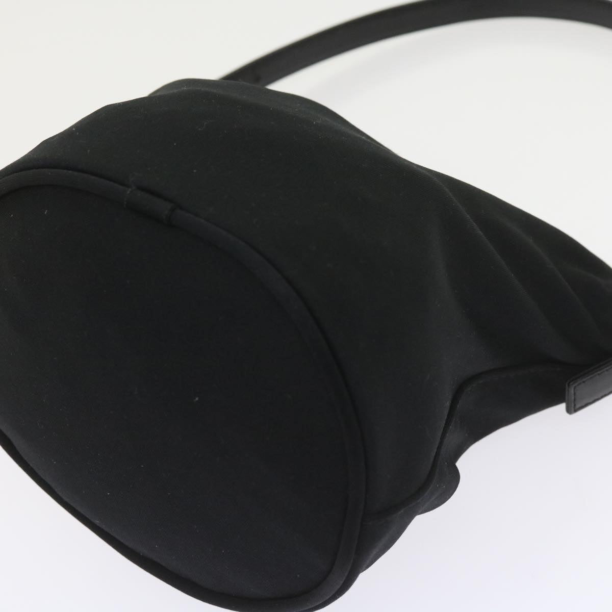 FENDI Mamma Baguette Shoulder Bag Nylon Black 2321 26765 009ki3585