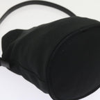 FENDI Mamma Baguette Shoulder Bag Nylon Black 2321 26765 009ki3585