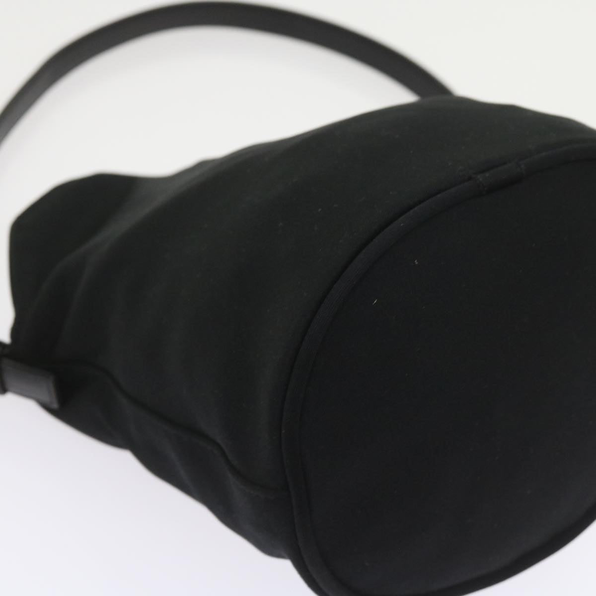 FENDI Mamma Baguette Shoulder Bag Nylon Black 2321 26765 009ki3585