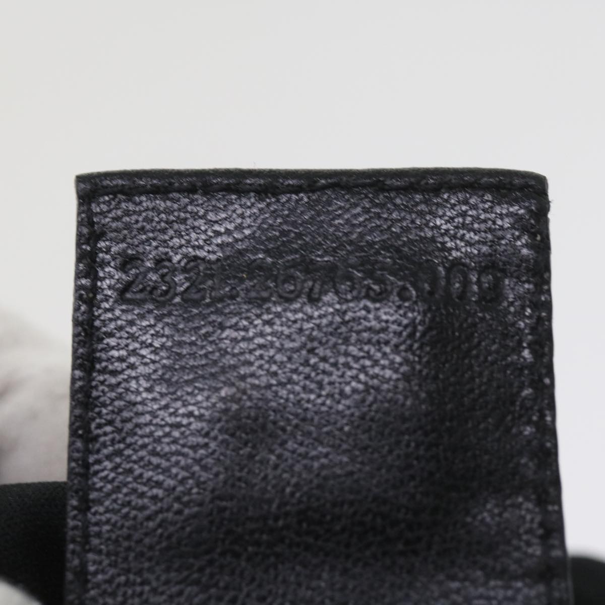 FENDI Mamma Baguette Shoulder Bag Nylon Black 2321 26765 009ki3585