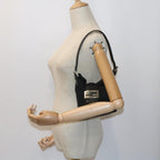 FENDI Mamma Baguette Shoulder Bag Nylon Black 2321 26765 009ki3585