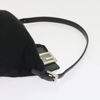 FENDI Mamma Baguette Shoulder Bag Nylon Black 2321 26765 009ki3585