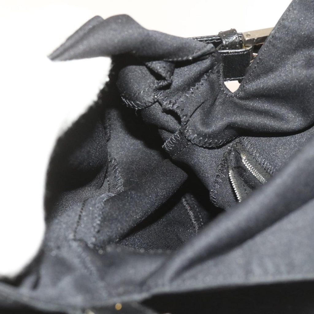 FENDI Mamma Baguette Shoulder Bag Nylon Blackki3586