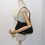 FENDI Mamma Baguette Shoulder Bag Nylon Blackki3586