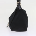 FENDI Mamma Baguette Shoulder Bag Nylon Blackki3586