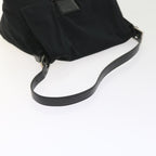 FENDI Mamma Baguette Shoulder Bag Nylon Blackki3586