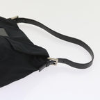 FENDI Mamma Baguette Shoulder Bag Nylon Blackki3586