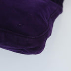 FENDI Mamma Baguette Shoulder Bag Suede Purple 2258 26569 009ki3664