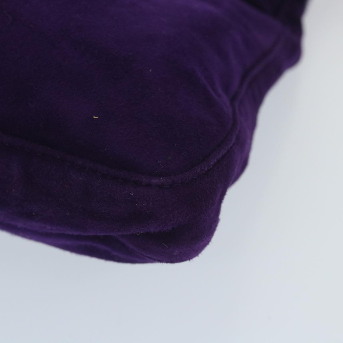 FENDI Mamma Baguette Shoulder Bag Suede Purple 2258 26569 009ki3664