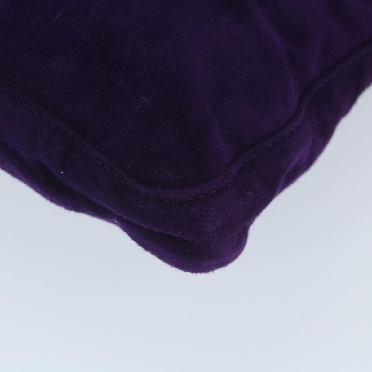 FENDI Mamma Baguette Shoulder Bag Suede Purple 2258 26569 009ki3664