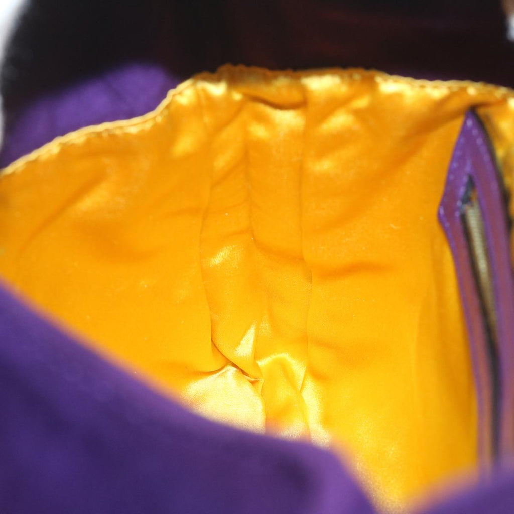 FENDI Mamma Baguette Shoulder Bag Suede Purple 2258 26569 009ki3664