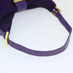 FENDI Mamma Baguette Shoulder Bag Suede Purple 2258 26569 009ki3664