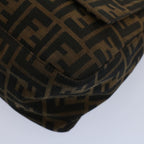FENDI Zucca Canvas Mamma Baguette Shoulder Bag Brown 211126325 009ki3771