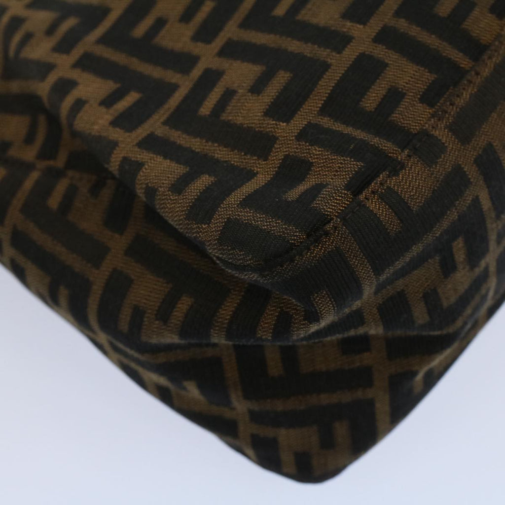 FENDI Zucca Canvas Mamma Baguette Shoulder Bag Brown 211126325 009ki3771