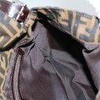 FENDI Zucca Canvas Mamma Baguette Shoulder Bag Brown 211126325 009ki3771