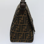 FENDI Zucca Canvas Mamma Baguette Shoulder Bag Brown 211126325 009ki3771