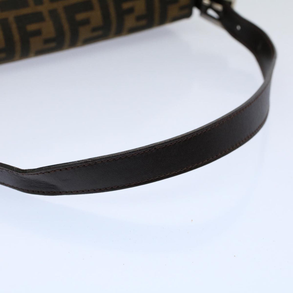 FENDI Zucca Canvas Mamma Baguette Shoulder Bag Brown 211126325 009ki3771