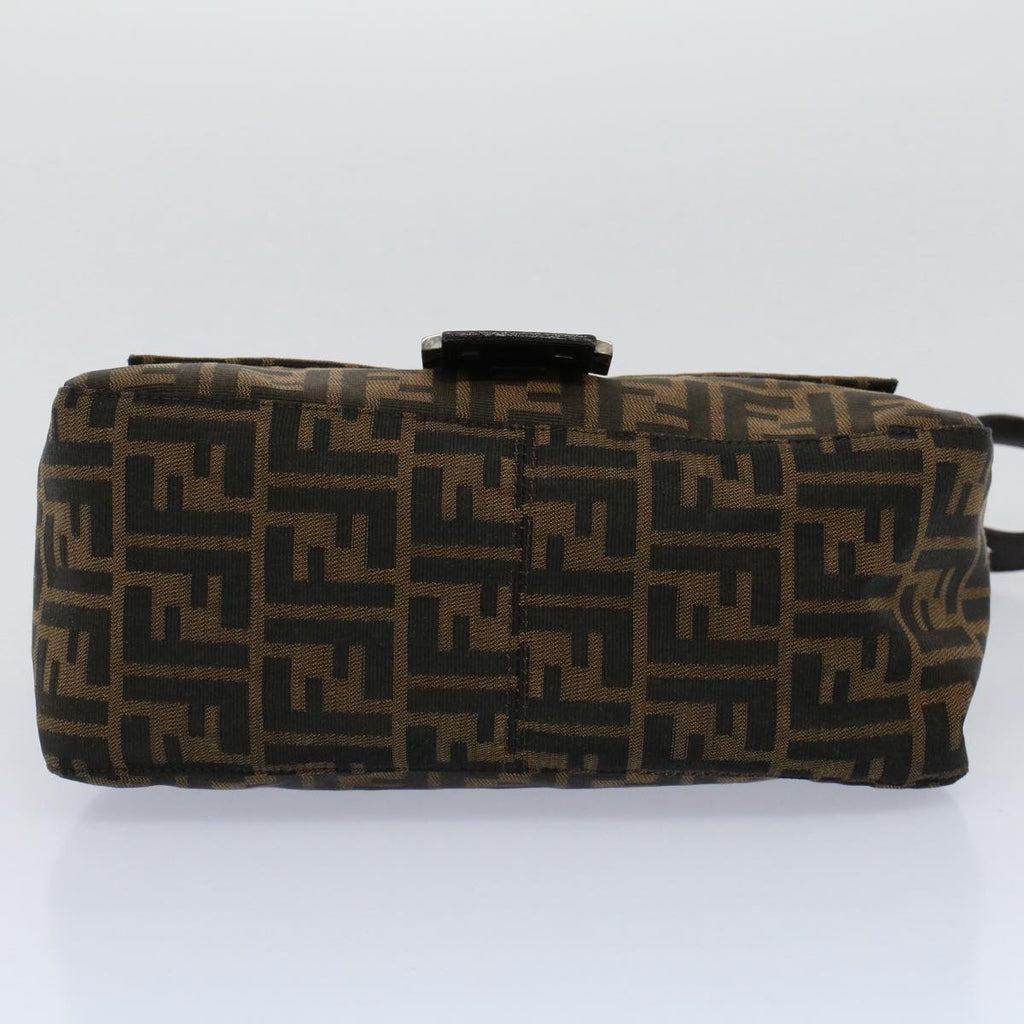 FENDI Zucca Canvas Mamma Baguette Shoulder Bag Brown 211126325 009ki3771