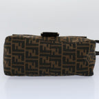 FENDI Zucca Canvas Mamma Baguette Shoulder Bag Brown 211126325 009ki3771