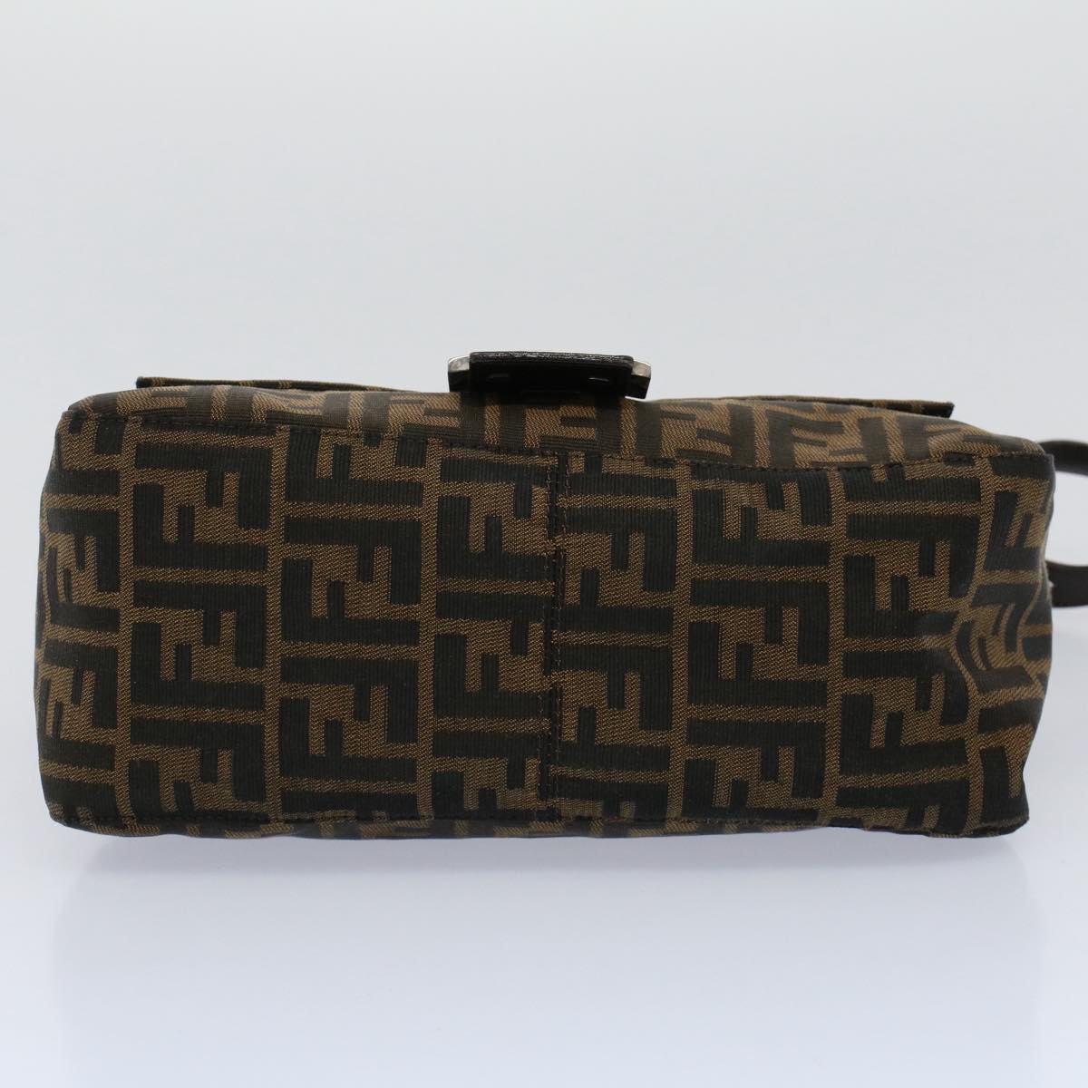 FENDI Zucca Canvas Mamma Baguette Shoulder Bag Brown 211126325 009ki3771