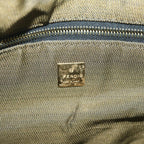 FENDI Zucca Canvas Vanity Cosmetic Pouch Black Brownki3845