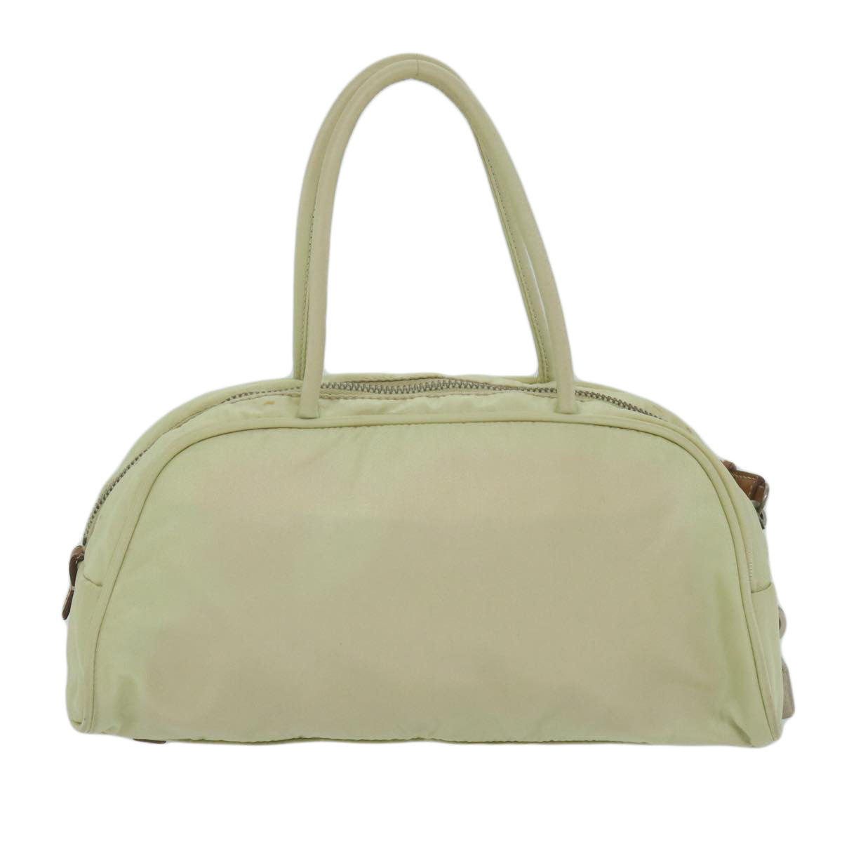 PRADA Hand Bag Nylon White  ki3948
