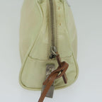 PRADA Hand Bag Nylon White  ki3948