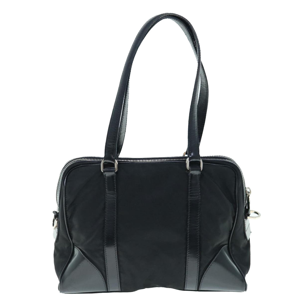 PRADA Hand Bag Nylon Black  ki3990