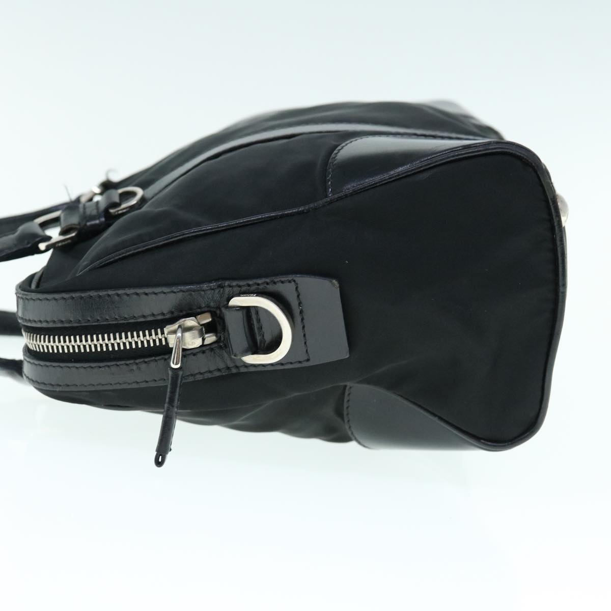 PRADA Hand Bag Nylon Black  ki3990