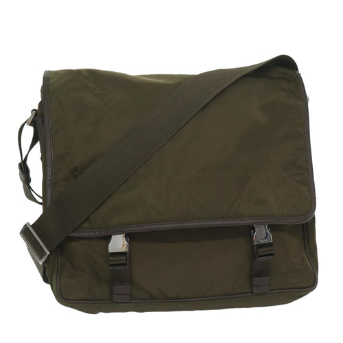 PRADA Shoulder Bag Nylon Khaki  ki4039