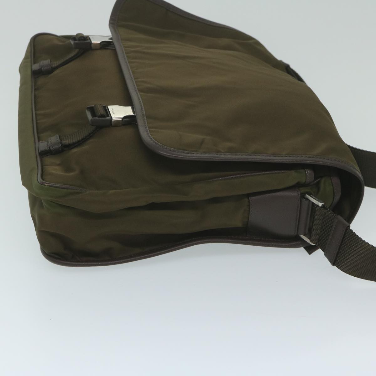 PRADA Shoulder Bag Nylon Khaki  ki4039