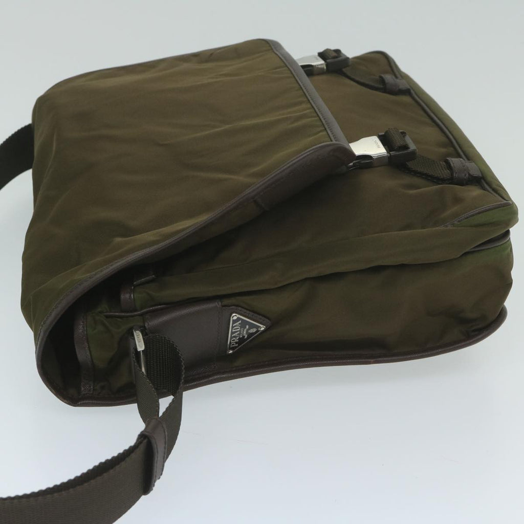 PRADA Shoulder Bag Nylon Khaki  ki4039
