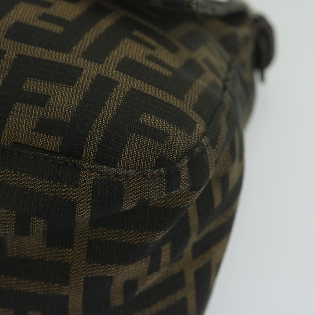 FENDI Zucca Canvas Mamma Baguette Shoulder Bag Black 33492 26325 008ki4044