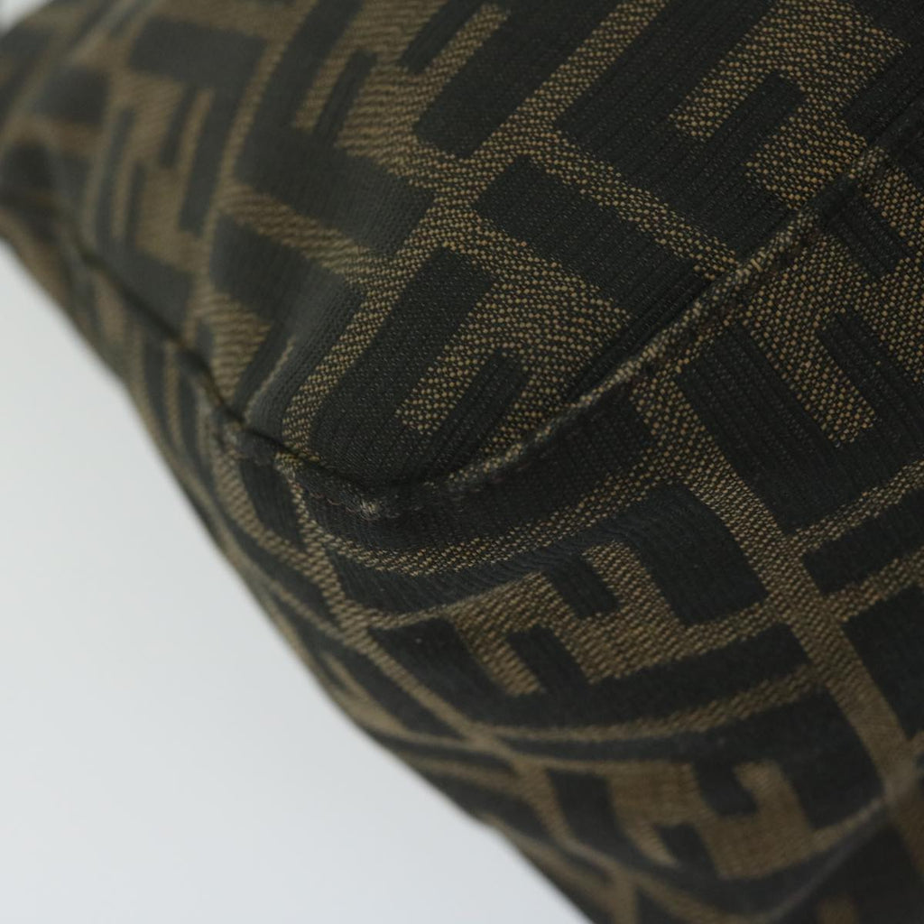 FENDI Zucca Canvas Mamma Baguette Shoulder Bag Black 33492 26325 008ki4044