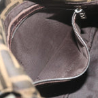 FENDI Zucca Canvas Mamma Baguette Shoulder Bag Black 33492 26325 008ki4044