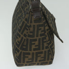 FENDI Zucca Canvas Mamma Baguette Shoulder Bag Black 33492 26325 008ki4044