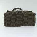 FENDI Zucca Canvas Mamma Baguette Shoulder Bag Black 33492 26325 008ki4044
