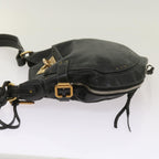 Chloe Shoulder Bag Leather Black ki4150