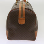 CELINE Macadam Canvas Boston Bag PVC Brown  ki4225