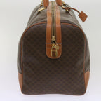 CELINE Macadam Canvas Boston Bag PVC Brown  ki4225