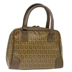 FENDI Zucchino Canvas Hand Bag Beigeki4322